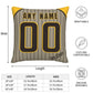 Custom San Diego Padres Pillow Decorative Throw Pillow Case - Print Personalized Football Team Fans Name & Number Birthday Gift Football Pillows