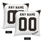 Custom San Diego Padres Pillow Decorative Throw Pillow Case - Print Personalized Football Team Fans Name & Number Birthday Gift Football Pillows