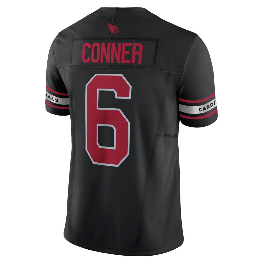A.Cardinals #6 James Conner Player Black Vapor F.U.S.E. Limited BALCE Stitched Jerseys
