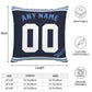 Custom Kansas City Royals Pillow Decorative Throw Pillow Case - Print Personalized Football Team Fans Name & Number Birthday Gift Football Pillows