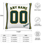 Custom Oakland Athletics Pillow Decorative Throw Pillow Case - Print Personalized Football Team Fans Name & Number Birthday Gift Football Pillows
