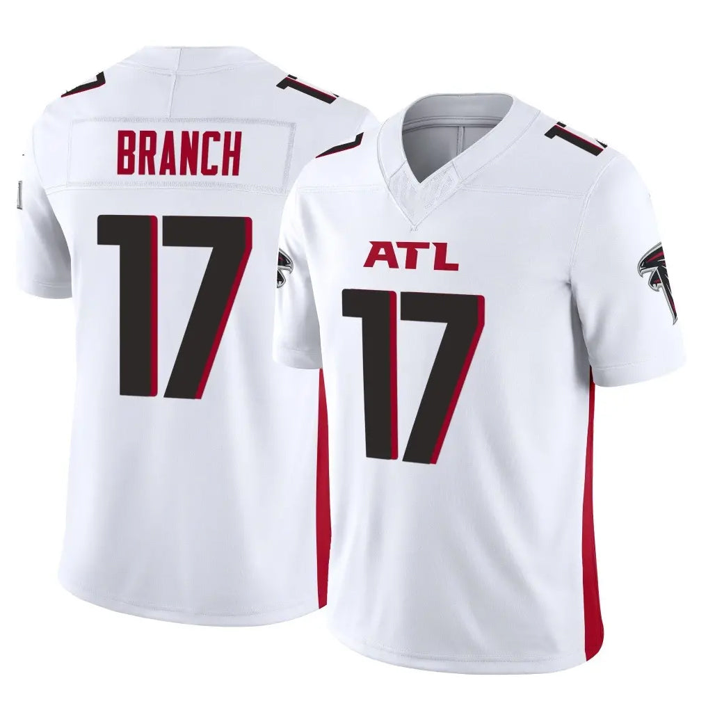 A.Falcons #17 Zachariah Branch Player White Vapor F.U.S.E. Limited BALCE Stitched Jerseys