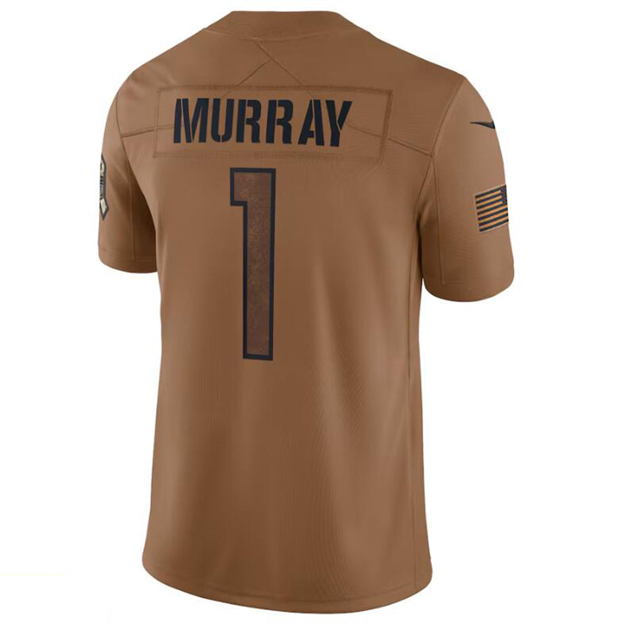 A.Cardinals #1 Kyler Murray Player Brown Limited Salute To Service Game BALCE Stitched Jerseys
