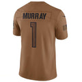 A.Cardinals #1 Kyler Murray Player Brown Limited Salute To Service Game BALCE Stitched Jerseys