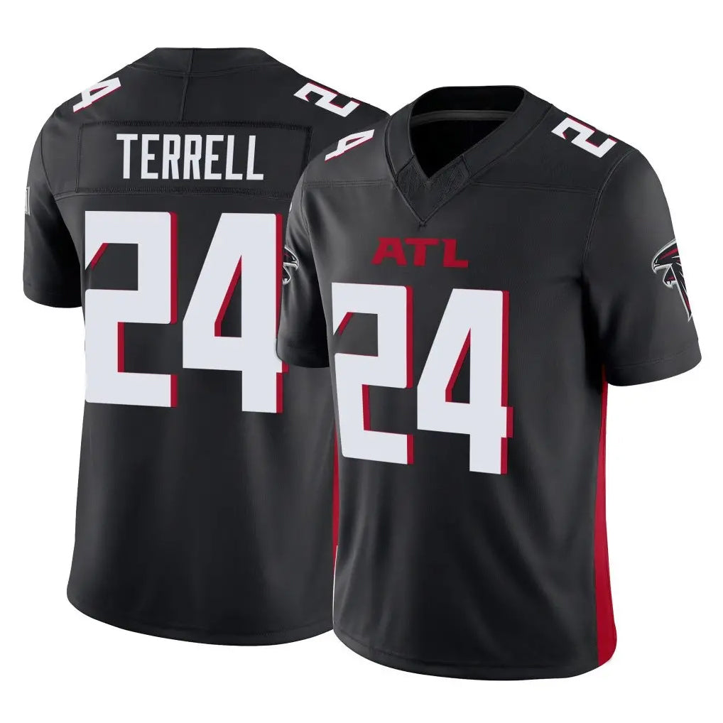 A.Falcons #24 A.J. Terrell Jr. Player Black Vapor F.U.S.E. Limited BALCE Stitched Jerseys