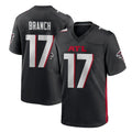 A.Falcons #17 Zachariah Branch Player Black Home Game BALCE Stitched Jerseys