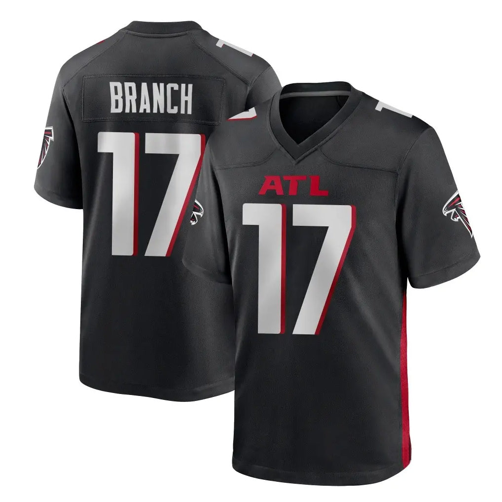 A.Falcons #17 Zachariah Branch Player Black Home Game BALCE Stitched Jerseys