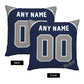 Custom New York Yankees Pillow Decorative Throw Pillow Case - Print Personalized Football Team Fans Name & Number Birthday Gift Football Pillows