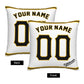 Custom Pittsburgh Pirates Pillow Decorative Throw Pillow Case - Print Personalized Football Team Fans Name & Number Birthday Gift Football Pillows