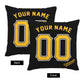 Custom Pittsburgh Pirates Pillow Decorative Throw Pillow Case - Print Personalized Football Team Fans Name & Number Birthday Gift Football Pillows