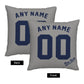 Custom New York Yankees Pillow Decorative Throw Pillow Case - Print Personalized Football Team Fans Name & Number Birthday Gift Football Pillows