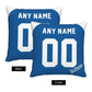 Custom Los Angeles Dodgers Pillow Decorative Throw Pillow Case - Print Personalized Football Team Fans Name & Number Birthday Gift Football Pillows