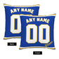 Custom Milwaukee Brewers Pillow Decorative Throw Pillow Case - Print Personalized Football Team Fans Name & Number Birthday Gift Football Pillows