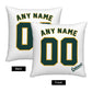 Custom Oakland Athletics Pillow Decorative Throw Pillow Case - Print Personalized Football Team Fans Name & Number Birthday Gift Football Pillows