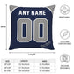 Custom New York Yankees Pillow Decorative Throw Pillow Case - Print Personalized Football Team Fans Name & Number Birthday Gift Football Pillows