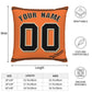 Custom San Francisco Giants Pillow Decorative Throw Pillow Case - Print Personalized Football Team Fans Name & Number Birthday Gift Football Pillows