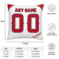 Custom Los Angeles Angels Pillow Decorative Throw Pillow Case - Print Personalized Football Team Fans Name & Number Birthday Gift Football Pillows