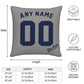 Custom New York Yankees Pillow Decorative Throw Pillow Case - Print Personalized Football Team Fans Name & Number Birthday Gift Football Pillows