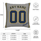 Custom Milwaukee Brewers Pillow Decorative Throw Pillow Case - Print Personalized Football Team Fans Name & Number Birthday Gift Football Pillows