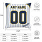 Custom Milwaukee Brewers Pillow Decorative Throw Pillow Case - Print Personalized Football Team Fans Name & Number Birthday Gift Football Pillows