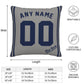 Custom New York Yankees Pillow Decorative Throw Pillow Case - Print Personalized Football Team Fans Name & Number Birthday Gift Football Pillows