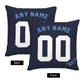 Custom Kansas City Royals Pillow Decorative Throw Pillow Case - Print Personalized Football Team Fans Name & Number Birthday Gift Football Pillows
