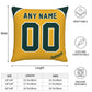 Custom Oakland Athletics Pillow Decorative Throw Pillow Case - Print Personalized Football Team Fans Name & Number Birthday Gift Football Pillows