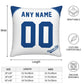 Custom Kansas City Royals Pillow Decorative Throw Pillow Case - Print Personalized Football Team Fans Name & Number Birthday Gift Football Pillows
