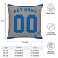 Custom Los Angeles Dodgers Pillow Decorative Throw Pillow Case - Print Personalized Football Team Fans Name & Number Birthday Gift Football Pillows