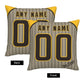 Custom San Diego Padres Pillow Decorative Throw Pillow Case - Print Personalized Football Team Fans Name & Number Birthday Gift Football Pillows