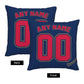 Custom Minnesota Twins Pillow Decorative Throw Pillow Case - Print Personalized Football Team Fans Name & Number Birthday Gift Football Pillows