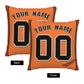 Custom San Francisco Giants Pillow Decorative Throw Pillow Case - Print Personalized Football Team Fans Name & Number Birthday Gift Football Pillows