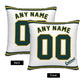 Custom Oakland Athletics Pillow Decorative Throw Pillow Case - Print Personalized Football Team Fans Name & Number Birthday Gift Football Pillows