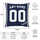Custom New York Yankees Pillow Decorative Throw Pillow Case - Print Personalized Football Team Fans Name & Number Birthday Gift Football Pillows
