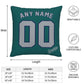 Custom Seattle Mariners Pillow Decorative Throw Pillow Case - Print Personalized Football Team Fans Name & Number Birthday Gift Football Pillows