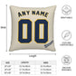 Custom Milwaukee Brewers Pillow Decorative Throw Pillow Case - Print Personalized Football Team Fans Name & Number Birthday Gift Football Pillows