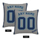 Custom Seattle Mariners Pillow Decorative Throw Pillow Case - Print Personalized Football Team Fans Name & Number Birthday Gift Football Pillows