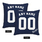 Custom New York Yankees Pillow Decorative Throw Pillow Case - Print Personalized Football Team Fans Name & Number Birthday Gift Football Pillows