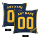 Custom Milwaukee Brewers Pillow Decorative Throw Pillow Case - Print Personalized Football Team Fans Name & Number Birthday Gift Football Pillows