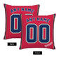 Custom Minnesota Twins Pillow Decorative Throw Pillow Case - Print Personalized Football Team Fans Name & Number Birthday Gift Football Pillows