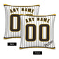 Custom San Diego Padres Pillow Decorative Throw Pillow Case - Print Personalized Football Team Fans Name & Number Birthday Gift Football Pillows