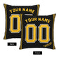 Custom Pittsburgh Pirates Pillow Decorative Throw Pillow Case - Print Personalized Football Team Fans Name & Number Birthday Gift Football Pillows