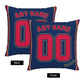 Custom Minnesota Twins Pillow Decorative Throw Pillow Case - Print Personalized Football Team Fans Name & Number Birthday Gift Football Pillows