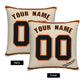 Custom San Francisco Giants Pillow Decorative Throw Pillow Case - Print Personalized Football Team Fans Name & Number Birthday Gift Football Pillows