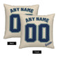 Custom Seattle Mariners Pillow Decorative Throw Pillow Case - Print Personalized Football Team Fans Name & Number Birthday Gift Football Pillows