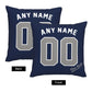 Custom New York Yankees Pillow Decorative Throw Pillow Case - Print Personalized Football Team Fans Name & Number Birthday Gift Football Pillows
