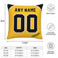 Custom Pittsburgh Pirates Pillow Decorative Throw Pillow Case - Print Personalized Football Team Fans Name & Number Birthday Gift Football Pillows