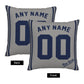 Custom New York Yankees Pillow Decorative Throw Pillow Case - Print Personalized Football Team Fans Name & Number Birthday Gift Football Pillows