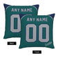Custom Seattle Mariners Pillow Decorative Throw Pillow Case - Print Personalized Football Team Fans Name & Number Birthday Gift Football Pillows