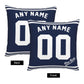 Custom New York Yankees Pillow Decorative Throw Pillow Case - Print Personalized Football Team Fans Name & Number Birthday Gift Football Pillows